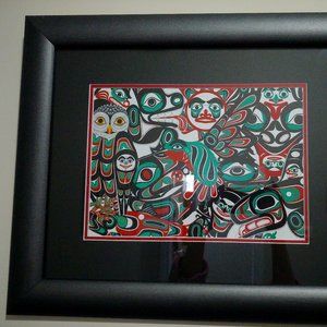 Framed Print Native artwork